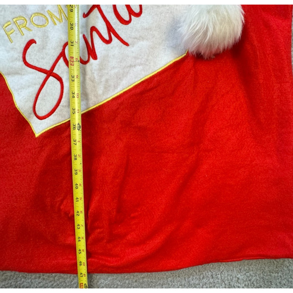 Christmas Santa Sack Set Of 2 Gift Bags Penguin And Santa Note Large Medium - Picture 8 of 12